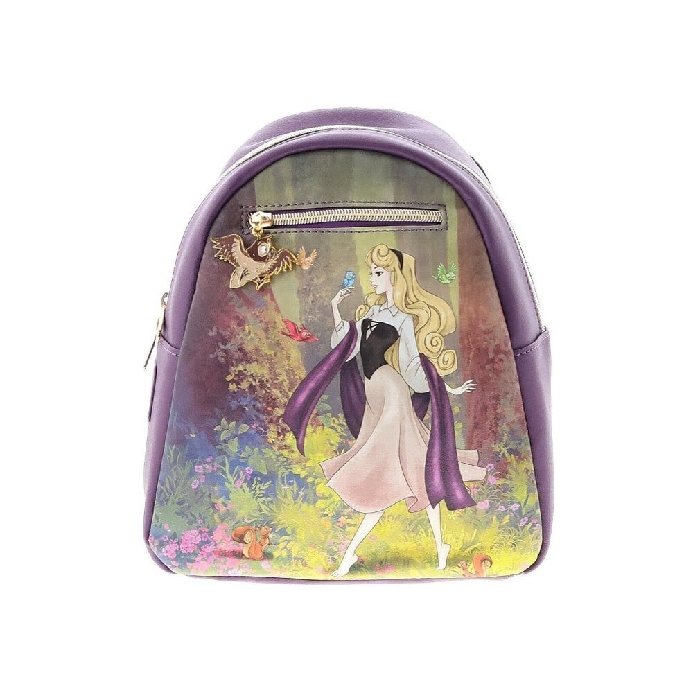 NWT Loungefly x Disney Princess Aurora Sleeping Beauty Forest Mini Backpack